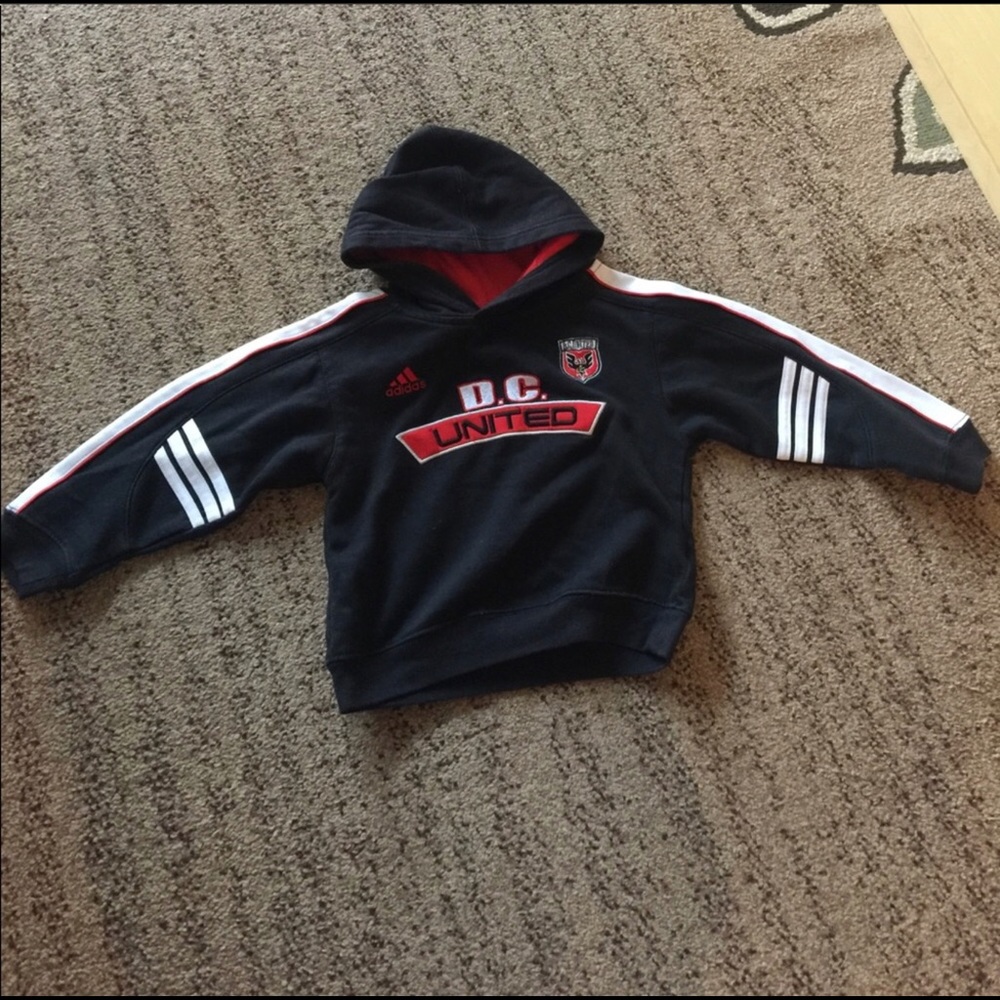 DC UNITED Toddler Sweatshirt Hoodie. Size 3T